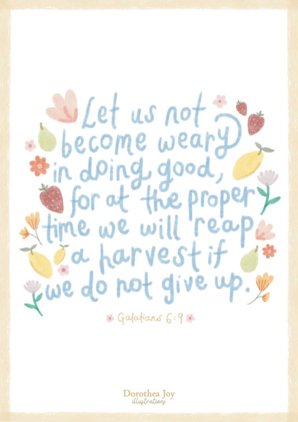 Galatians 6:9