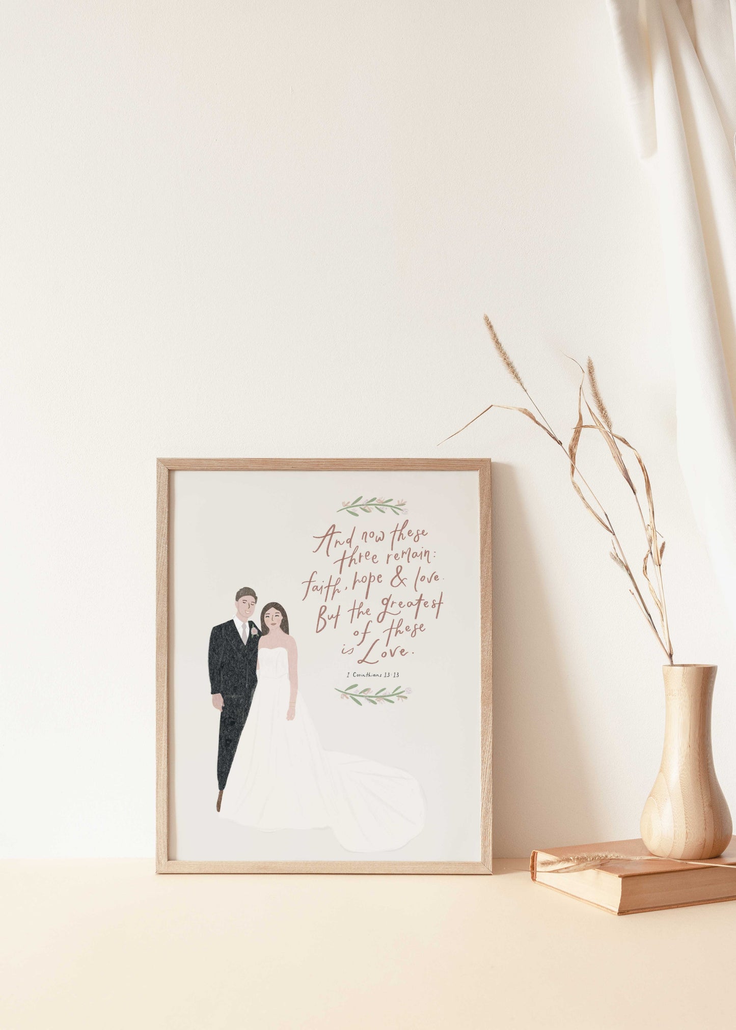 A6 / A4 / A3 Personalised Illustration with Quote