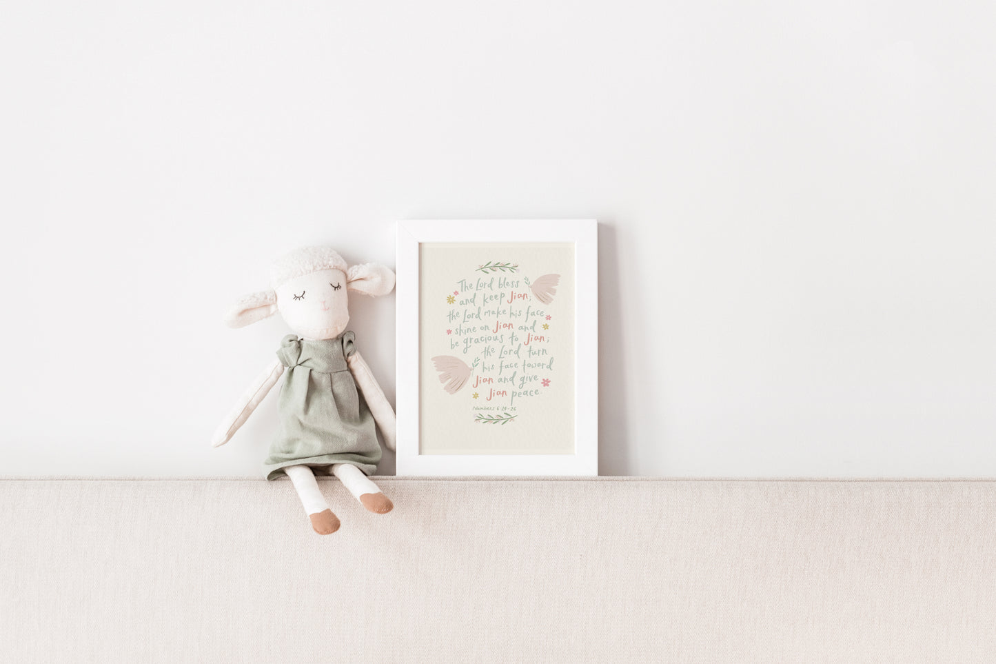 A6 / A4 / A3 Personalised Name Blessing